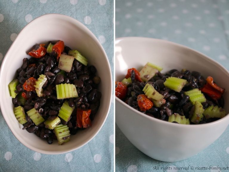 Insalata di fagioli e pomodori secchi Bimby