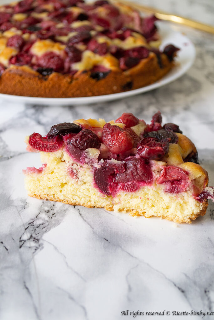 Thermomix Cherry and Almond Cake