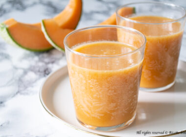 Frullato melone e albicocche Bimby