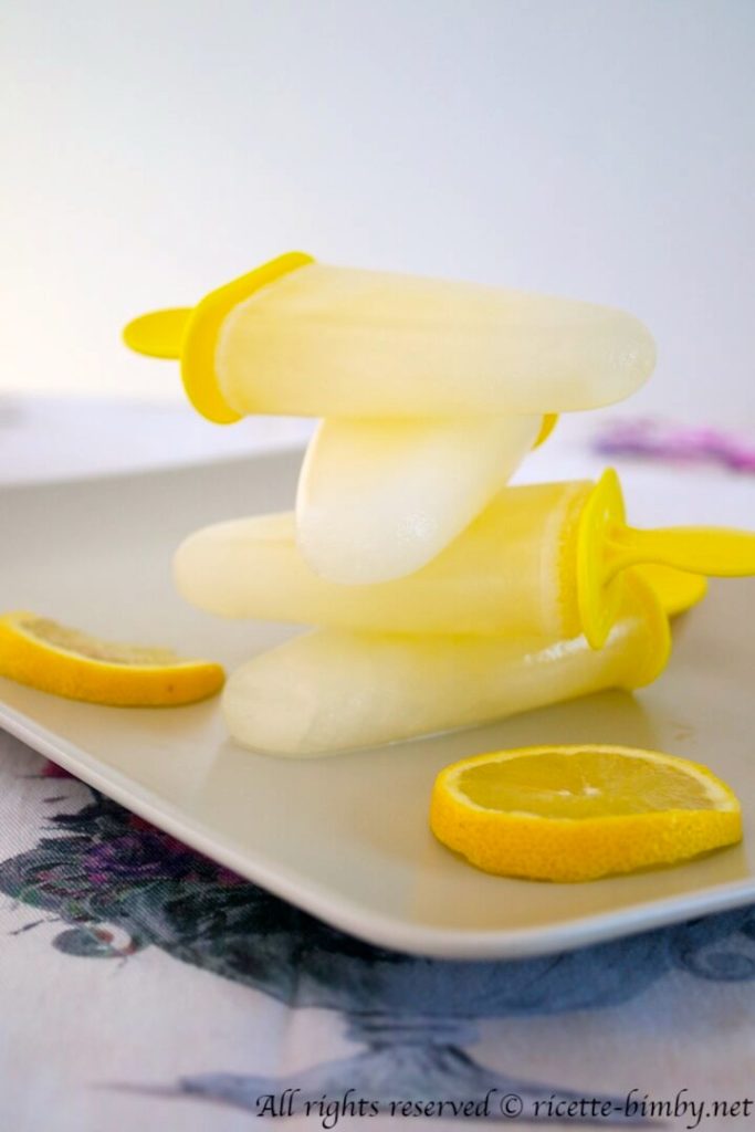 Ghiaccioli al limone bimby