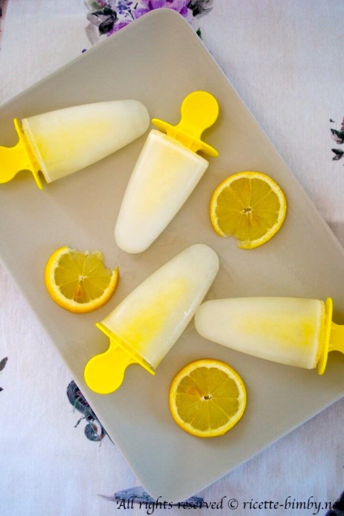 Ghiaccioli al limone bimby