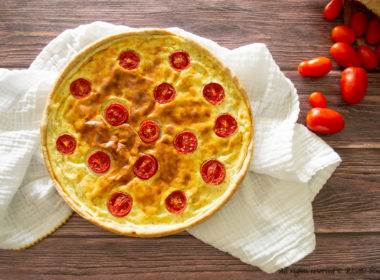 Quiche con formaggio di capra e pomodori Bimby