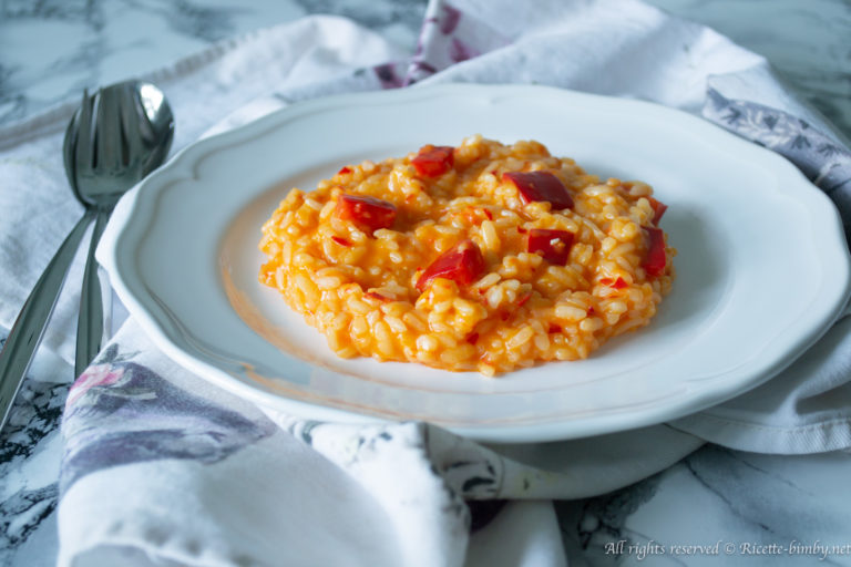 Risotto ai peperoni Bimby