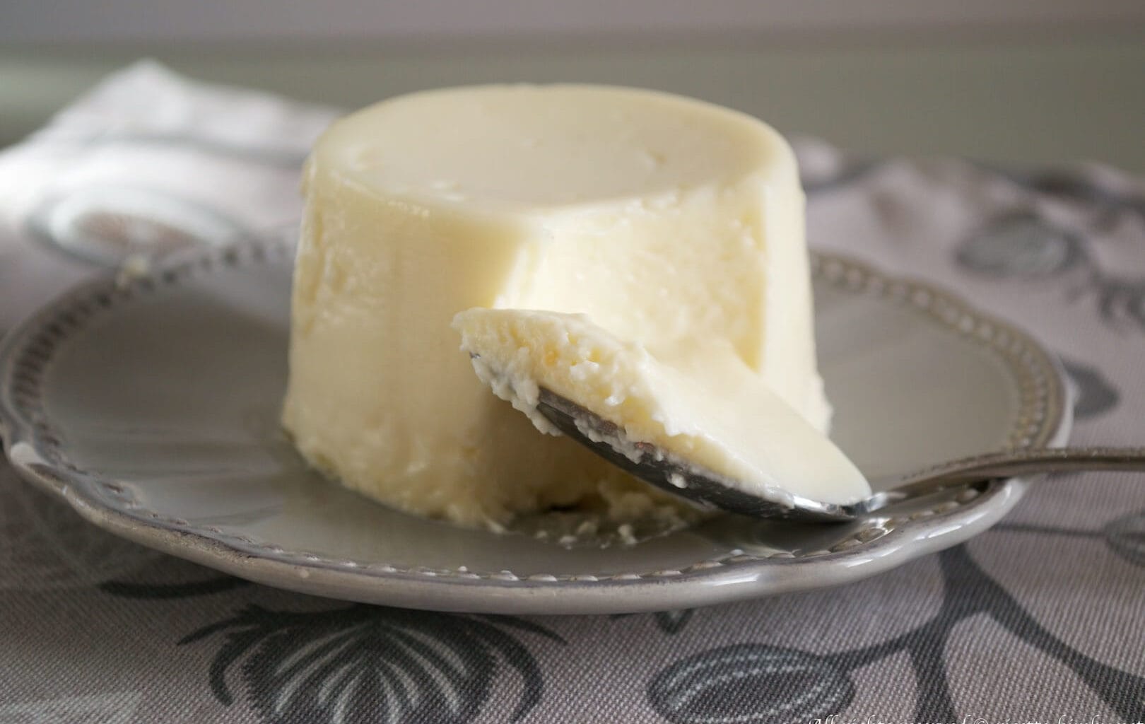 Panna cotta senza colla di pesce Bimby