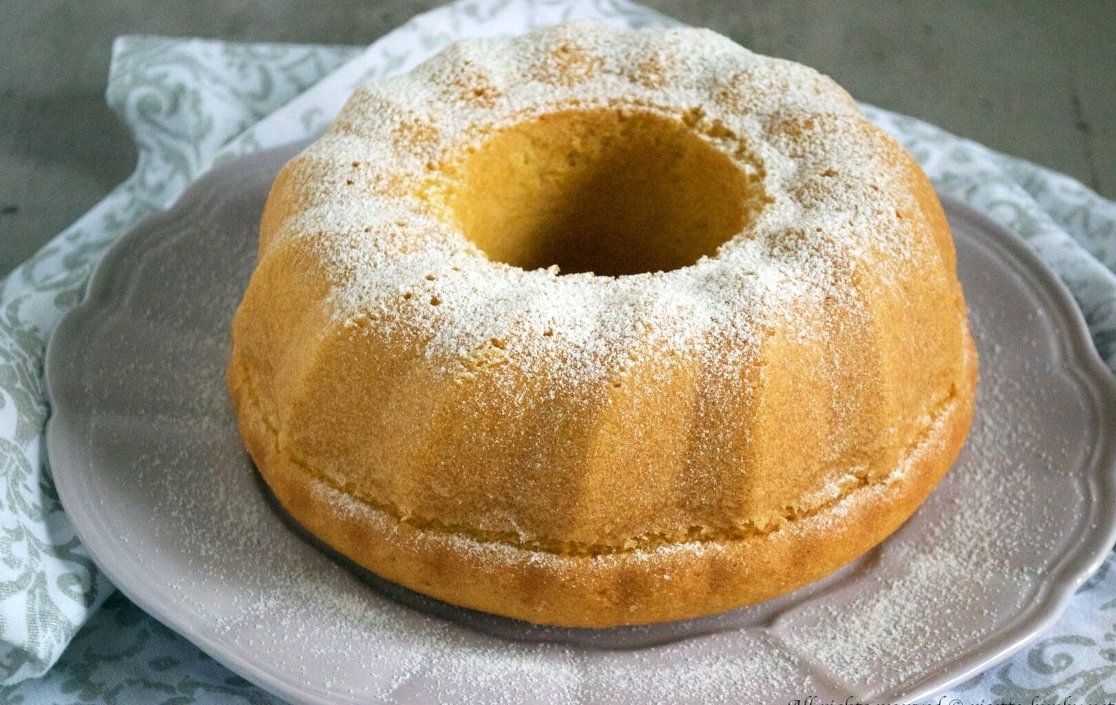 Ciambellone all'acqua Bimby
