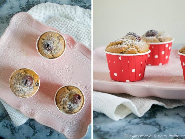 Muffin alle ciliegie Bimby