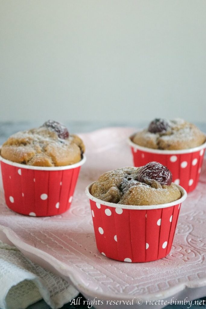 Muffin alle ciliegie bimby