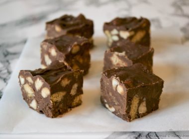 Fudge al cioccolato e biscotti Bimby