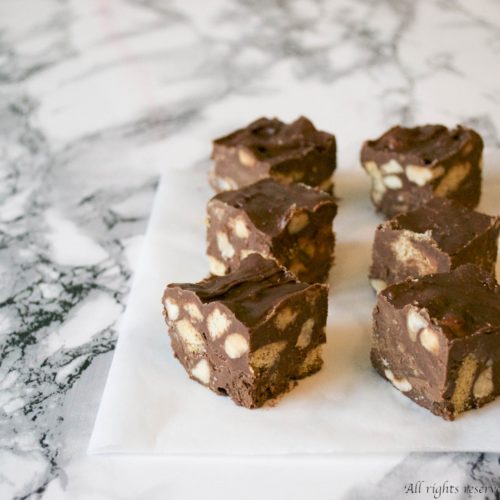 Fudge al cioccolato e biscotti Bimby • Ricette Bimby