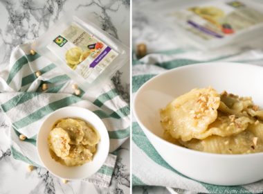 Agnolotti con pesto di nocciole Bimby