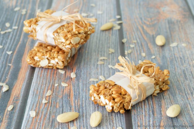 Barrette all’avena e riso soffiato Bimby