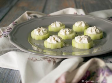 Cetrioli ripieni di ricotta Bimby