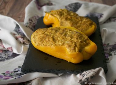 Peperoni ripieni di seitan Bimby
