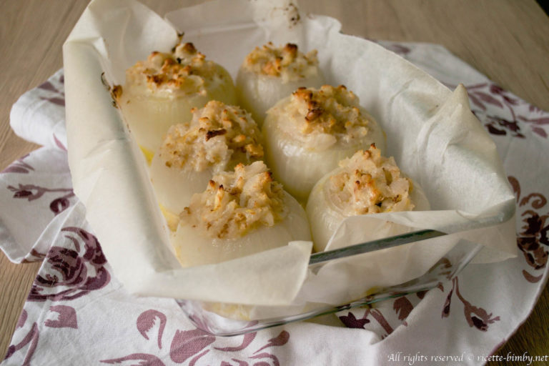 Cipolle ripiene di noci e taleggio Bimby