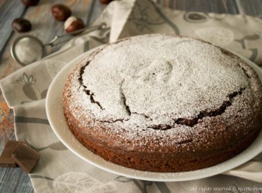 Torta al cioccolato e farina di castagne Bimby