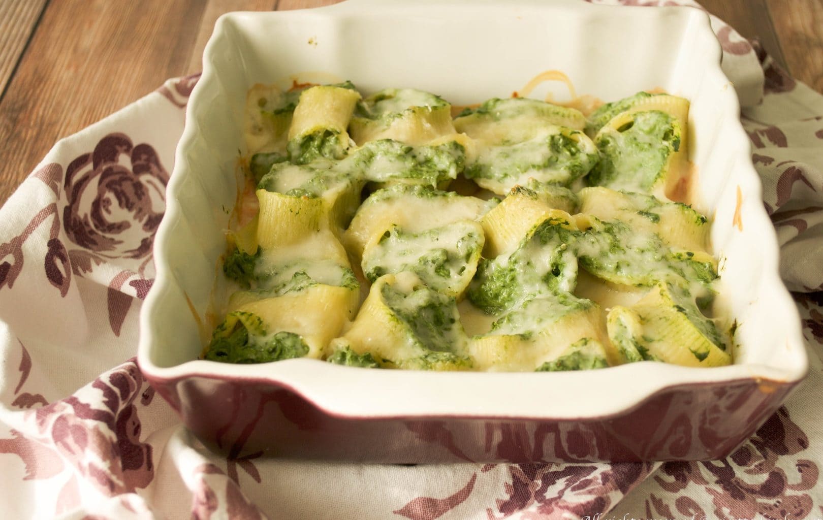 Conchiglioni ripieni di ricotta e spinaci Bimby