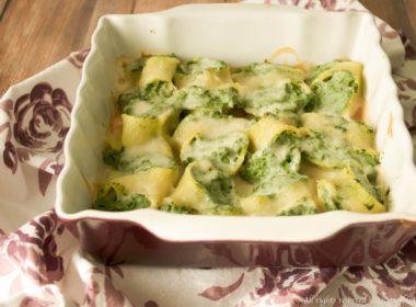 Conchiglioni ripieni di ricotta e spinaci Bimby