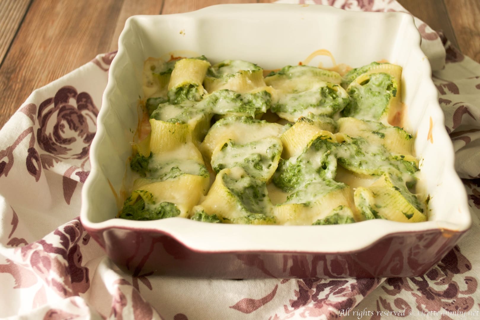 Conchiglioni ripieni di ricotta e spinaci Bimby • Ricette ...