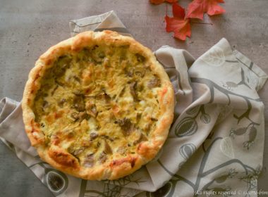 Torta salata ai funghi Bimby