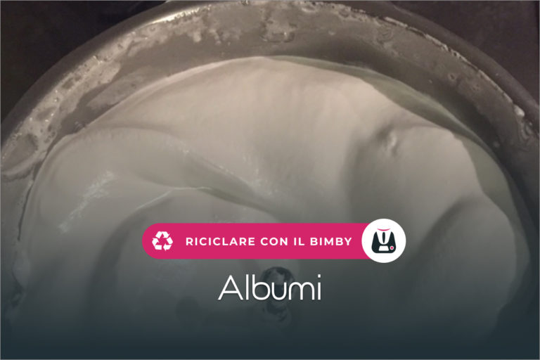 Come riciclare gli albumi avanzati con il Bimby