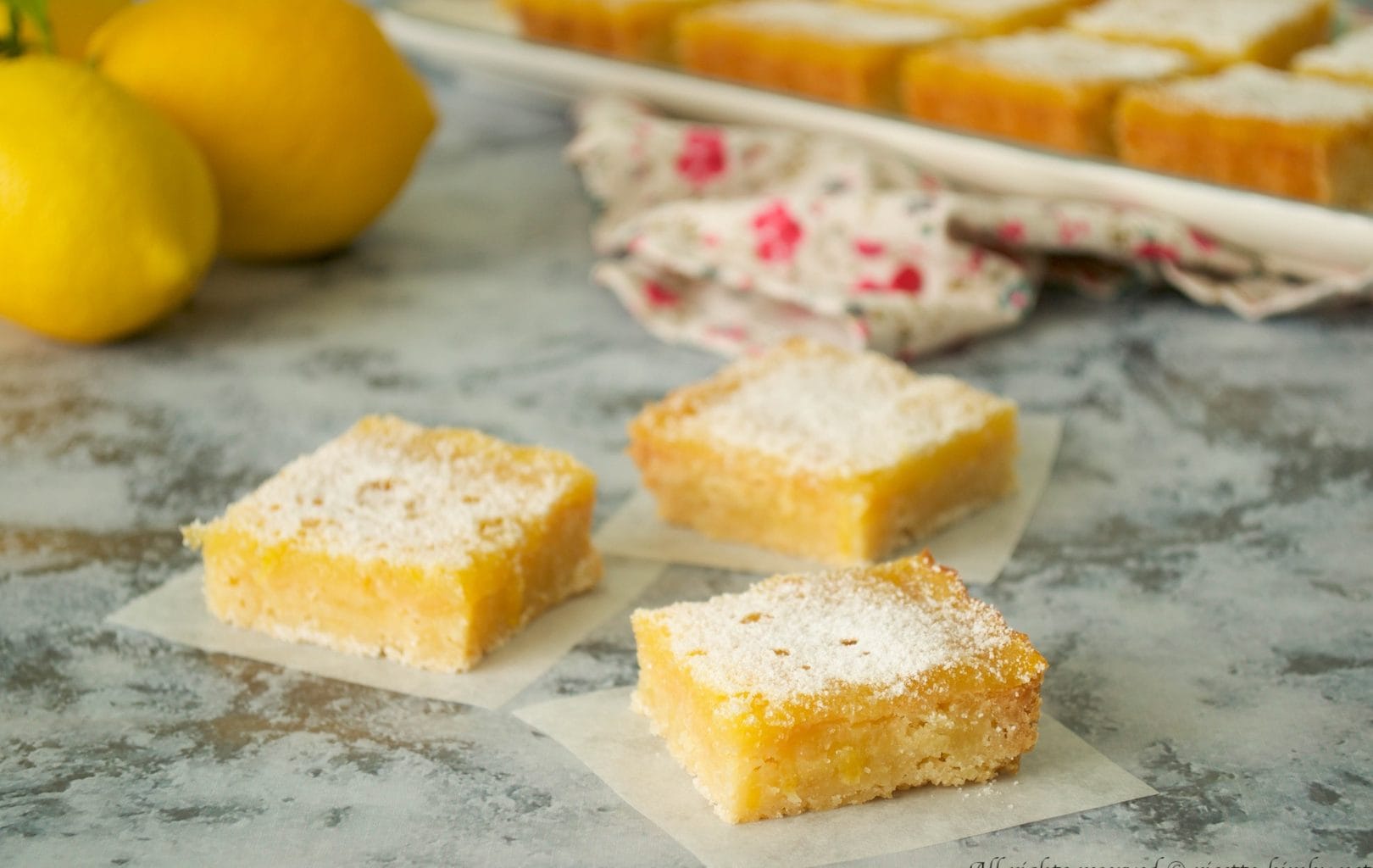Lemon Bars Bimby