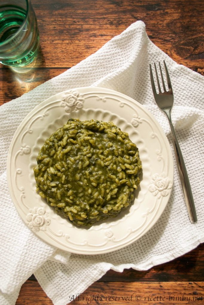 Risotto agli spinaci e gorgonzola bimby