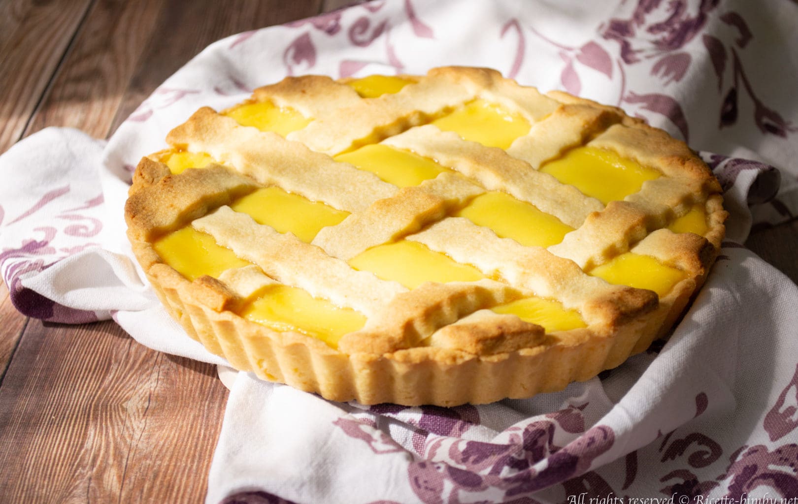 Crostata alla crema Bimby