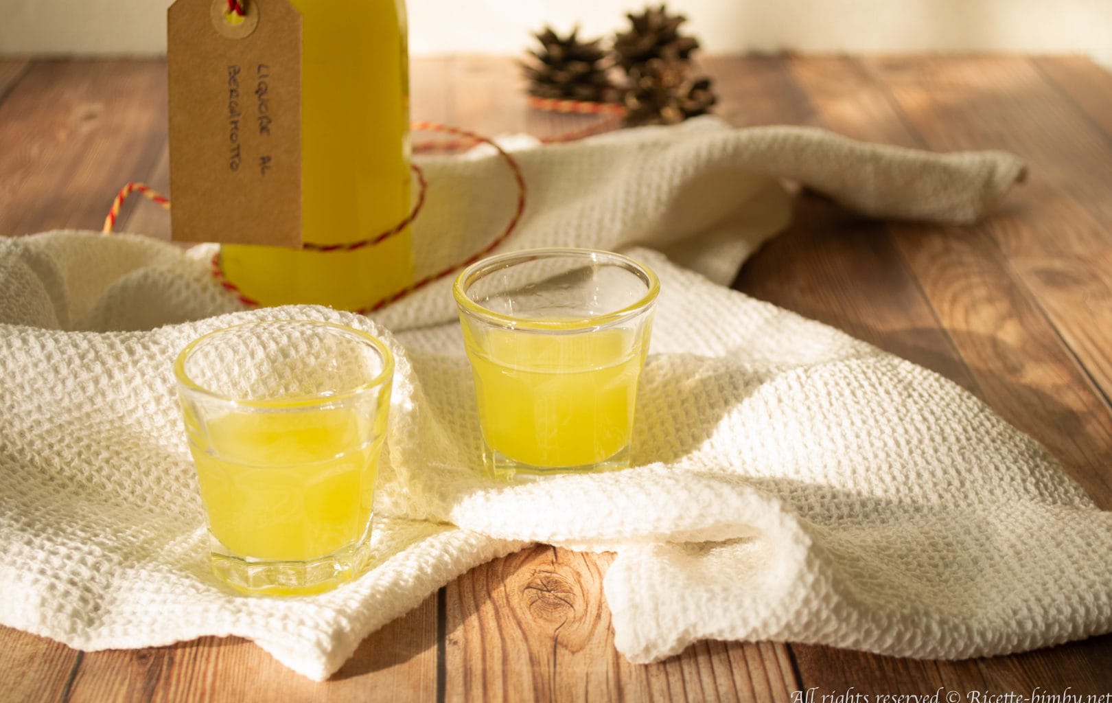 Liquore al bergamotto Bimby