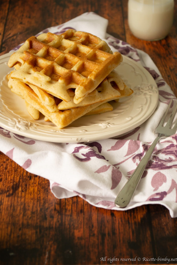 Waffle senza burro bimby