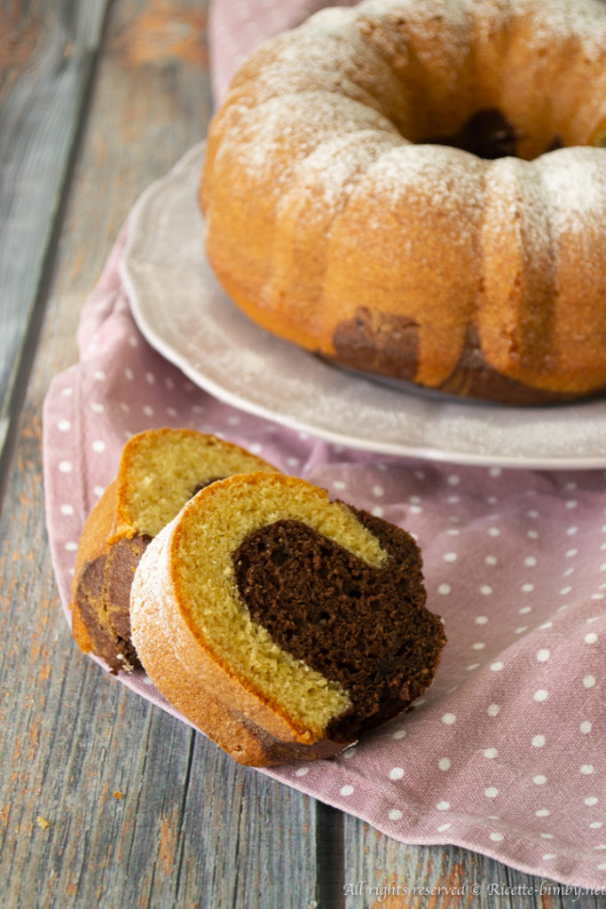 Ciambellone bicolore bimby