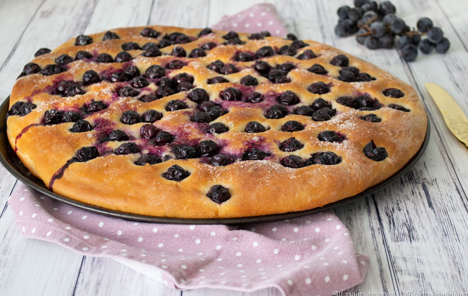 Schiacciata all'uva Bimby