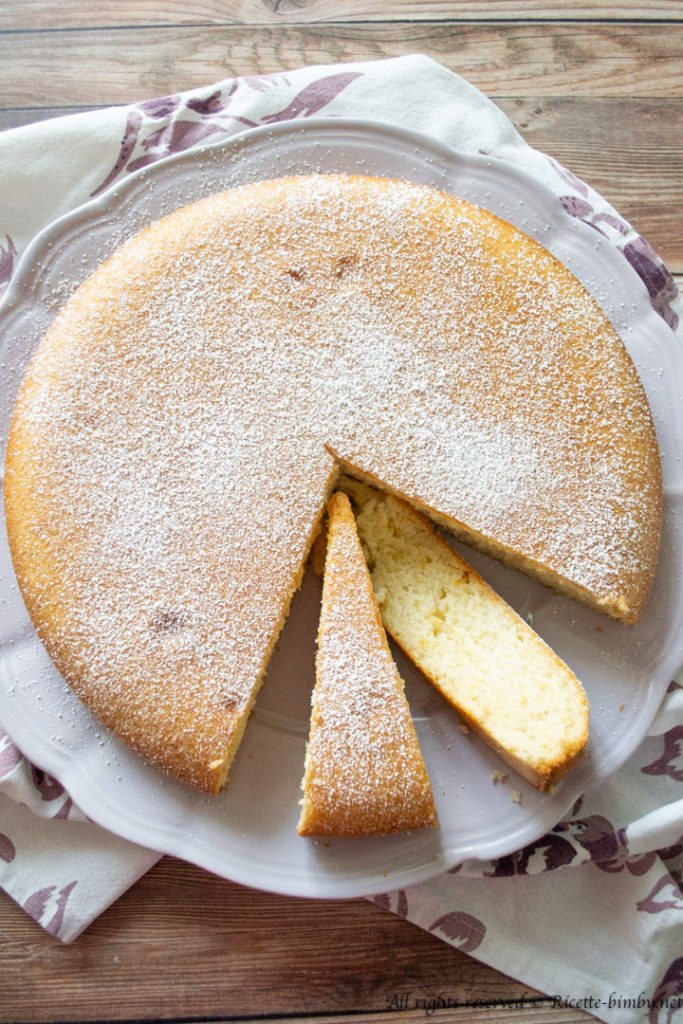 Torta all'acqua senza uova bimby