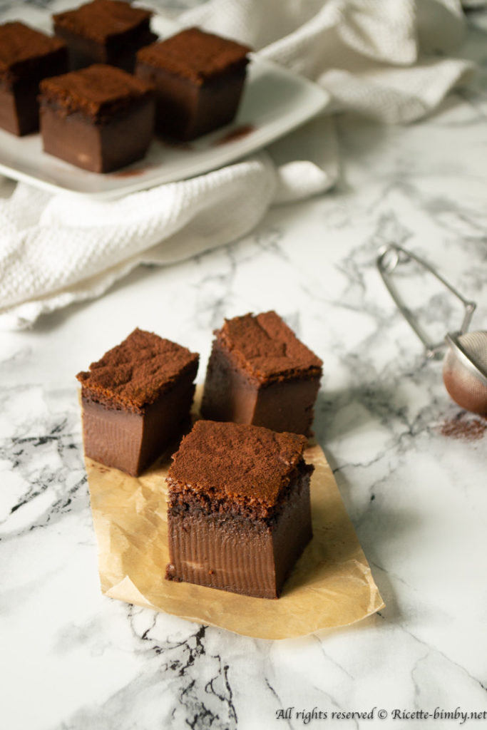 Torta magica al cacao bimby