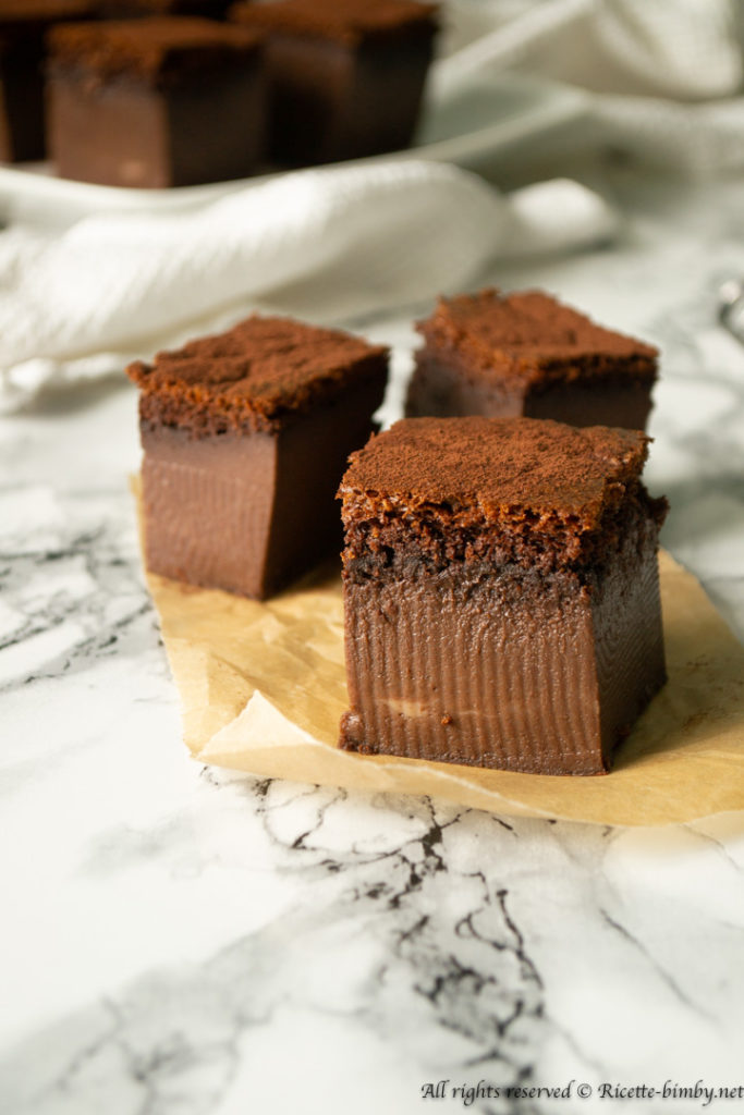 Torta magica al cacao bimby