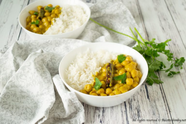 Curry di ceci al latte di cocco Bimby