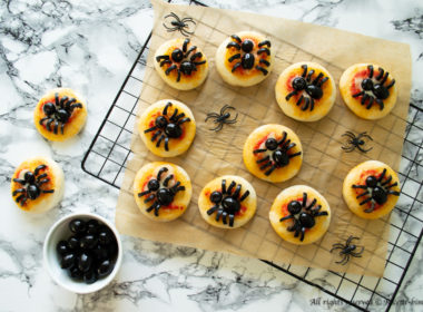 Pizzette ragno di Halloween Bimby