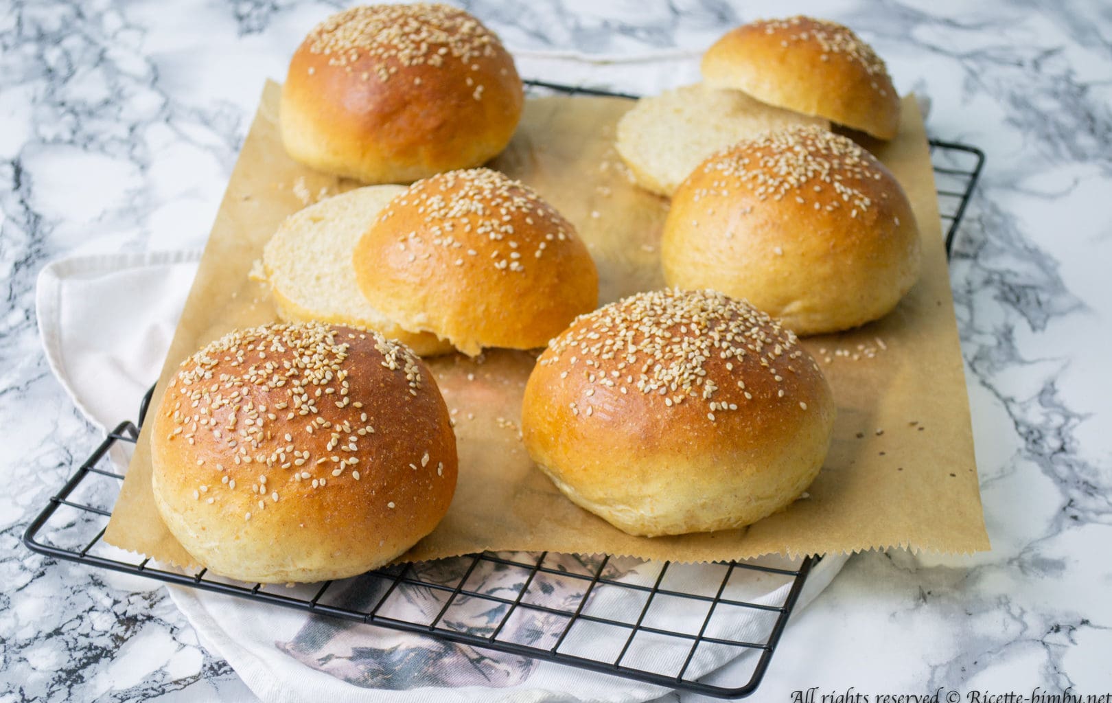 Panini integrali per hamburger Bimby