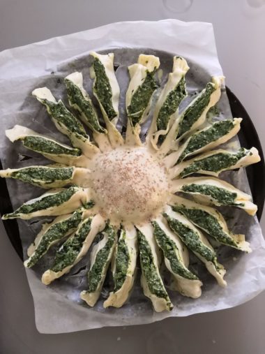 Torta fiore con spinaci e ricotta bimby passaggi
