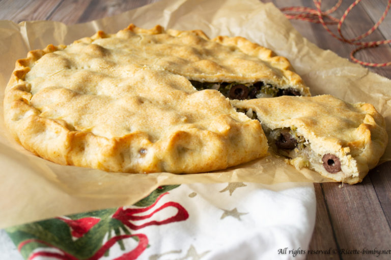 Pizza di scarola veloce Bimby