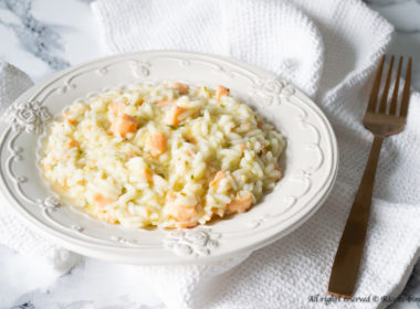 Risotto al salmone affumicato Bimby