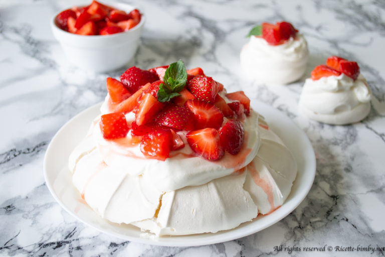 Pavlova alle fragole Bimby