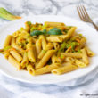 Pasta fiori di zucca e zafferano Bimby