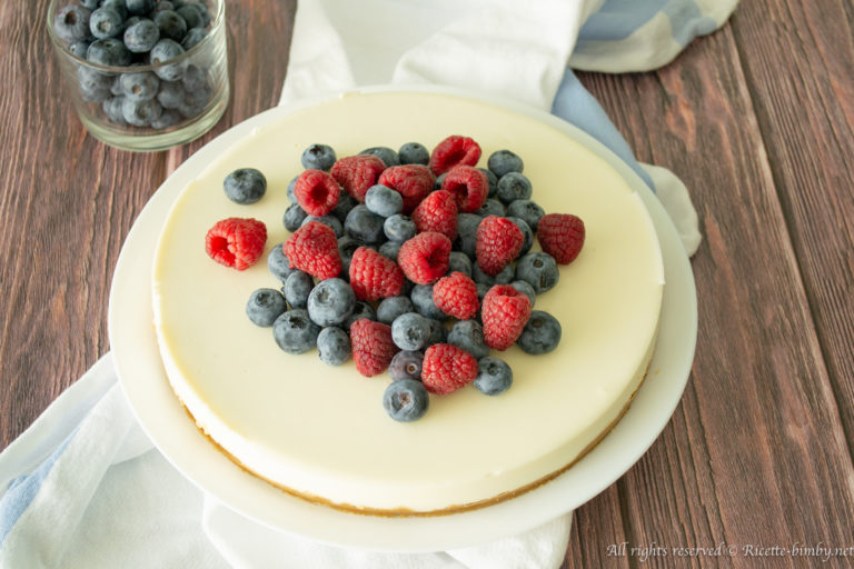 Torta fredda allo yogurt Bimby