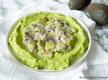 Purè di avocado e fave Bimby