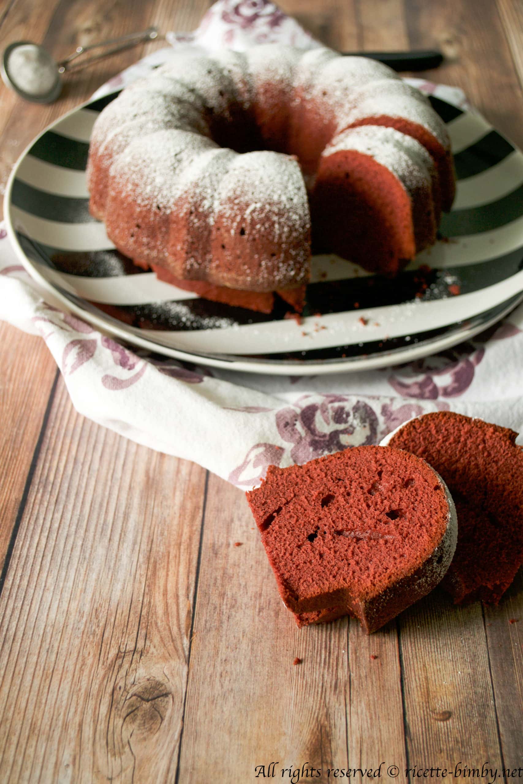 Thermomix Red Velvet Bundt Cake