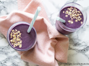 Frappé ai mirtilli Bimby