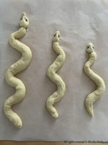 Serpenti di pane di Halloween bimby passaggi