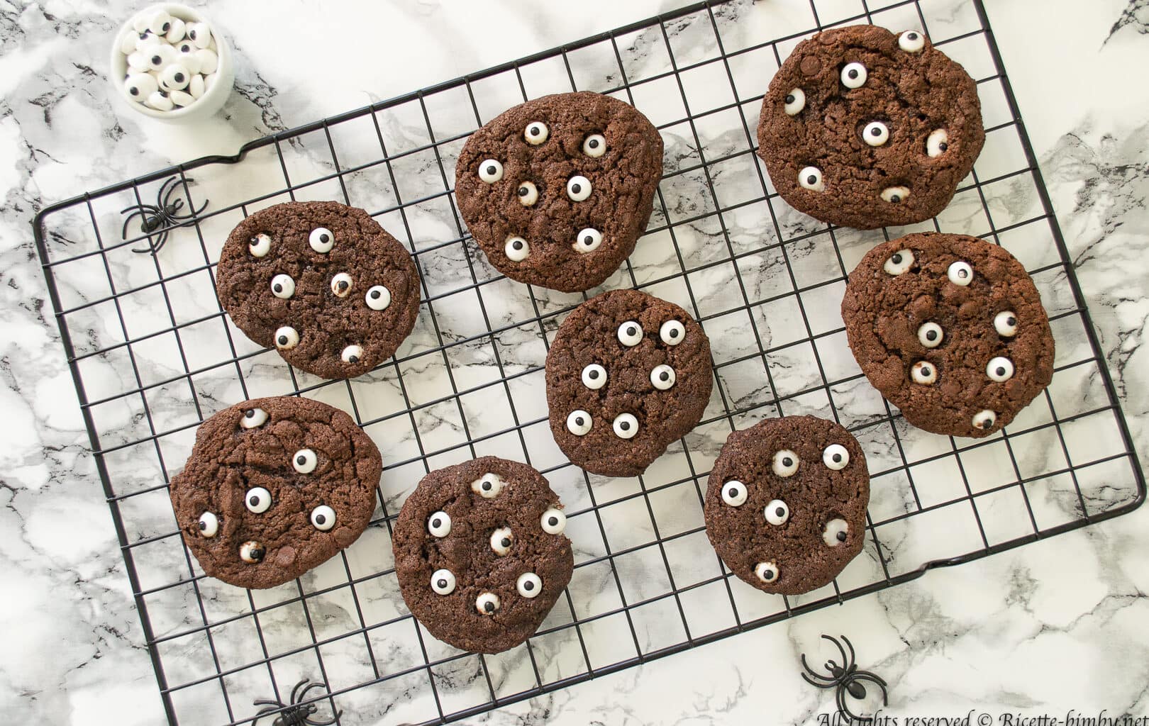 Biscotti al cioccolato di Halloween Bimby