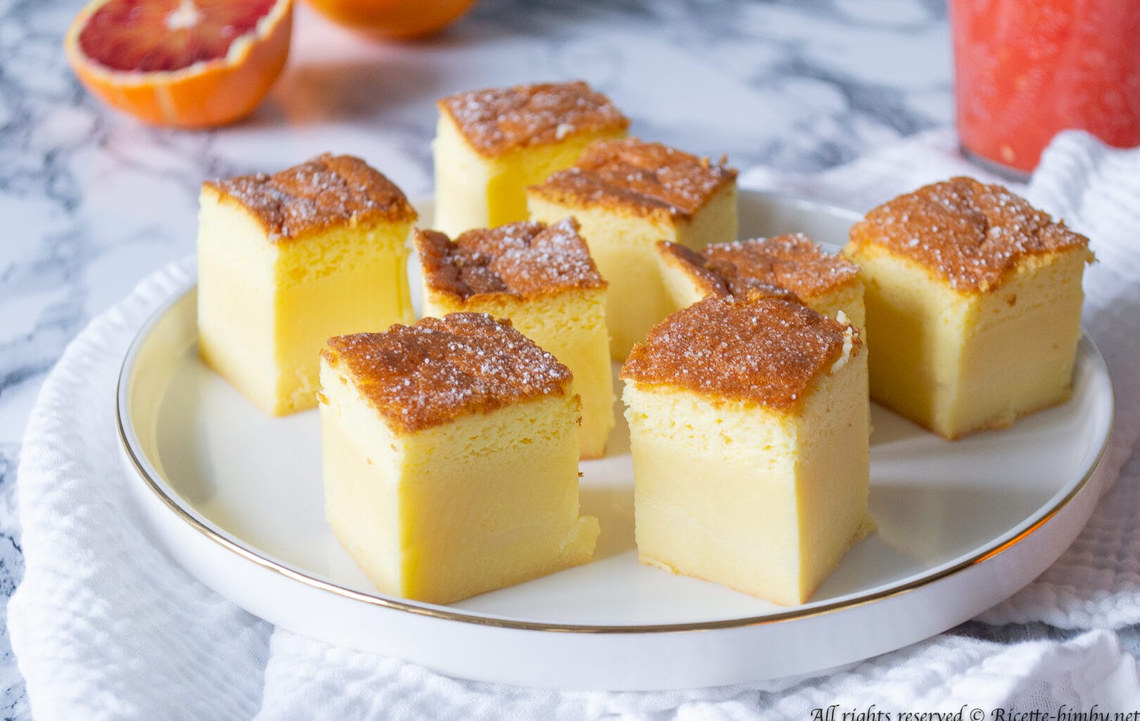Torta magica all'arancia Bimby