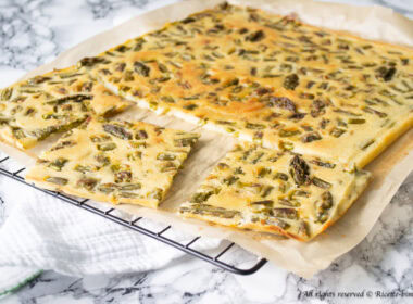 Schiacciata agli asparagi Bimby